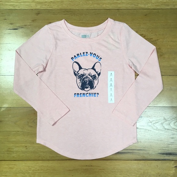 NWT Crazy8 Girls Long Sleeve Shirts 2 Pack - Picture 1 of 6